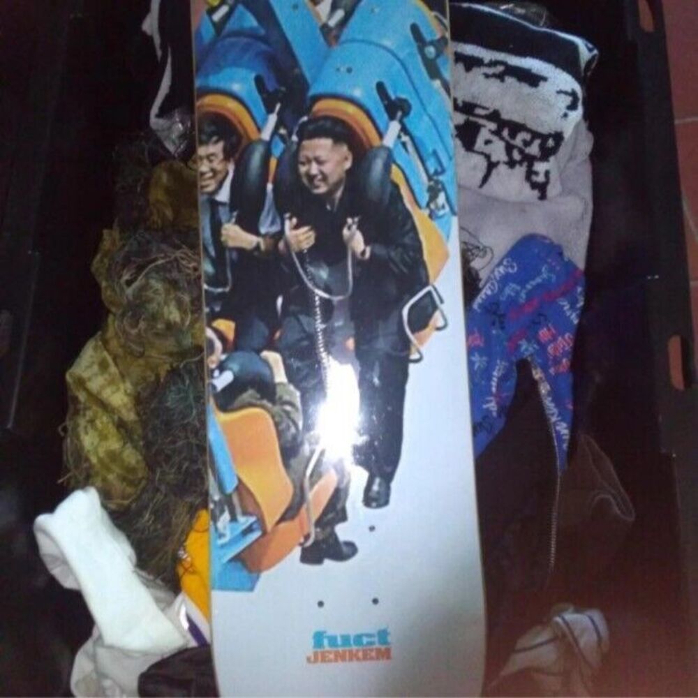 Fuct jenkem Collab Rollercoaster deck Skateboard Shrink wrapped dead stock Kim